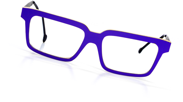 4 blue glasses